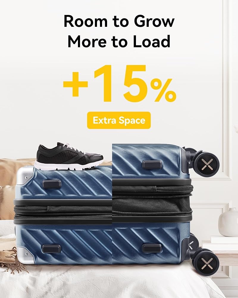 Amazon.com | LUGGEX Unisex Adult Expandable Hard Shell